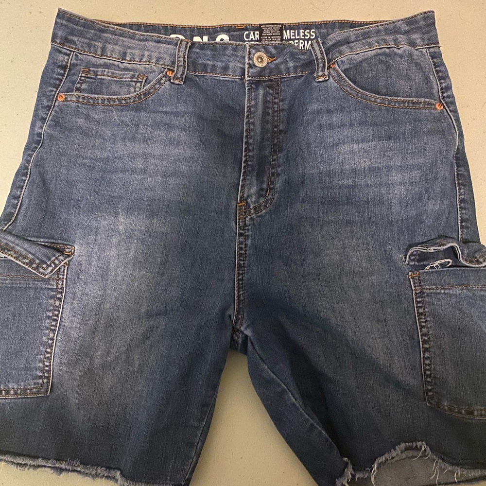 Cargo Jean shorts